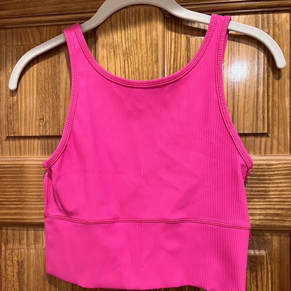 sz 6 hot pink lululemon top